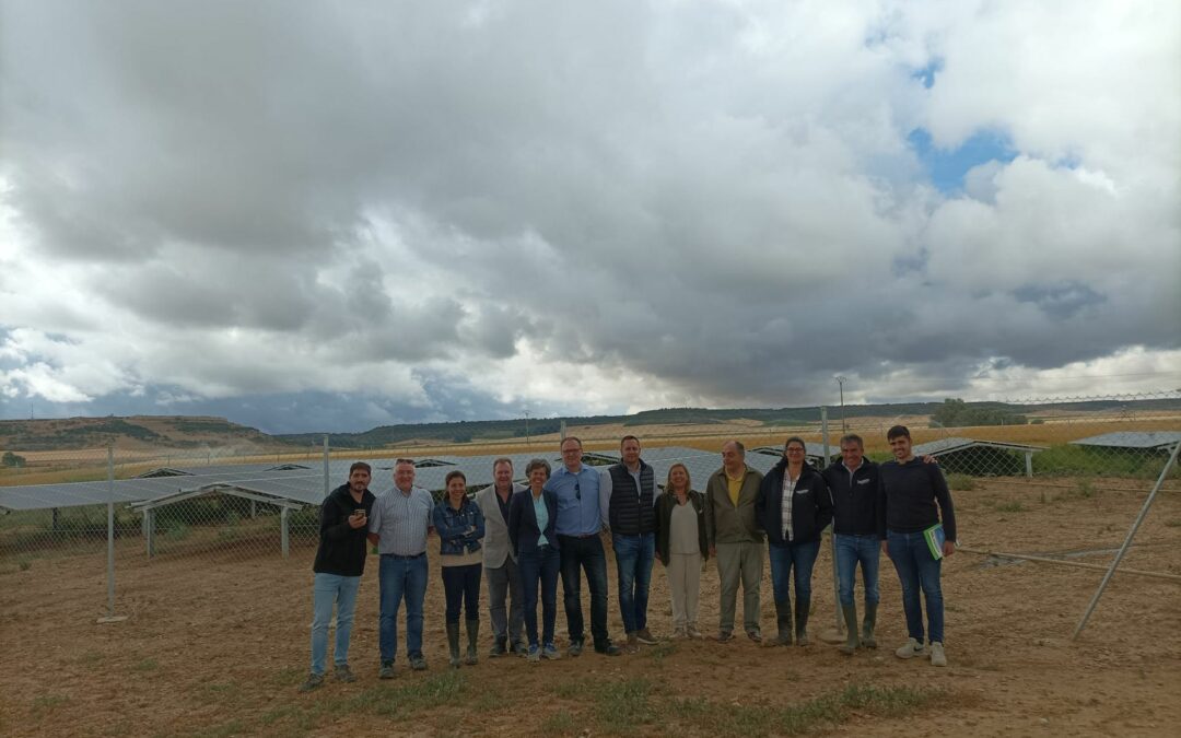 Visita a Ureña (Valladolid) a explotación con instalación solar fotovoltaica para dar a conocer el Proyecto EFFIREM