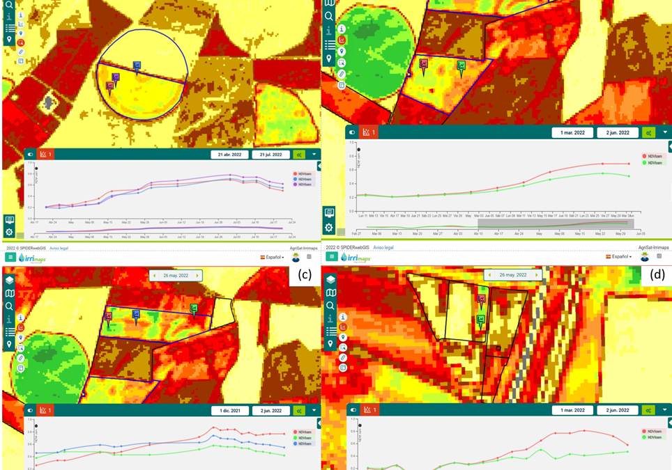 Agrisat IBERIA participa en el proyecto EFFIREM proporcionando estimaciones de necesidades hídricas de los cultivos a través de IRRIMAPS