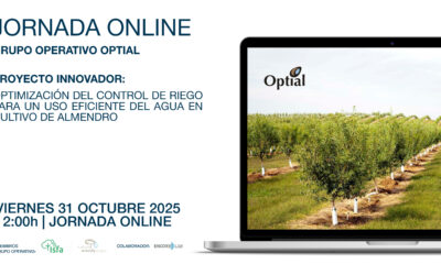 Jornada Online del Grupo Operativo OPTIAL: Innovación y eficiencia en el uso del agua para el cultivo del almendro